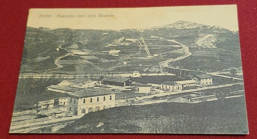 Calitri cartolina panorama - calitri, cartolina: