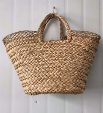 Borsa di paglia Mare Capiente 47cmx38cm con fodera e chiusura