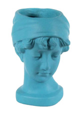 Vaso testa donna viso dea - donna,