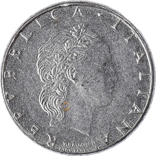 926334 coin italy - coin,, 50