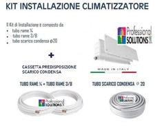 KIT MONTAGGIO CONDIZIONATORE DA 5 MT PREDISPOSIZIONE DA 7000 A 12000 BTU