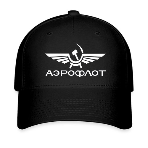 Cappello aeroflot airline nero - airline,
