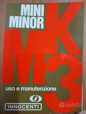 Libretto uso e manutenzione Mini Minor Innocenti Mk3 1970 1972