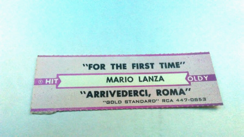 Jukebox strip mario lanza - strip,