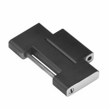 LINK 21,5 MM PER FIT CARTIER SEATIMER W31077U2 3025 CINTURINO OROLOGIO NERO PVD