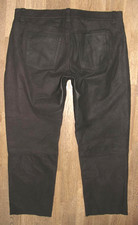 Uomo jeans pelle nabuk - jeans, in