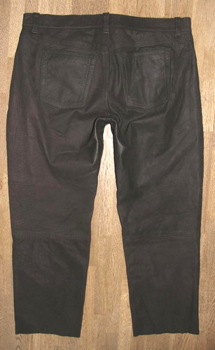 Uomo jeans pelle nabuk - uomo-, in