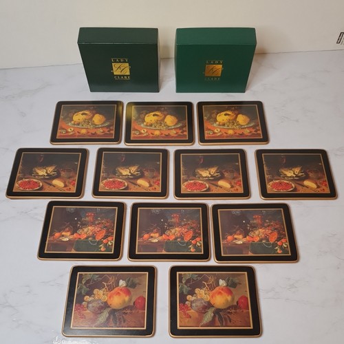 12x sottobicchieri vintage - sottobicchieri,