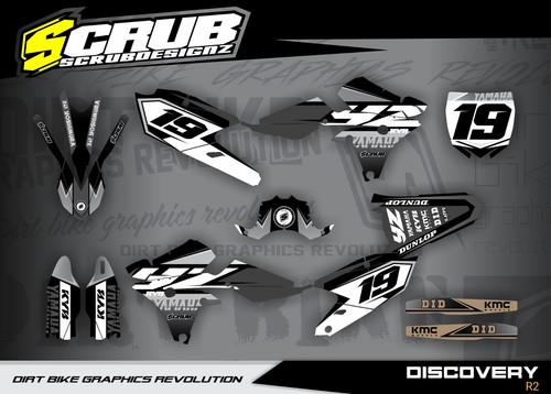 Kit grafica yamaha yz250f - yz250f, 2014