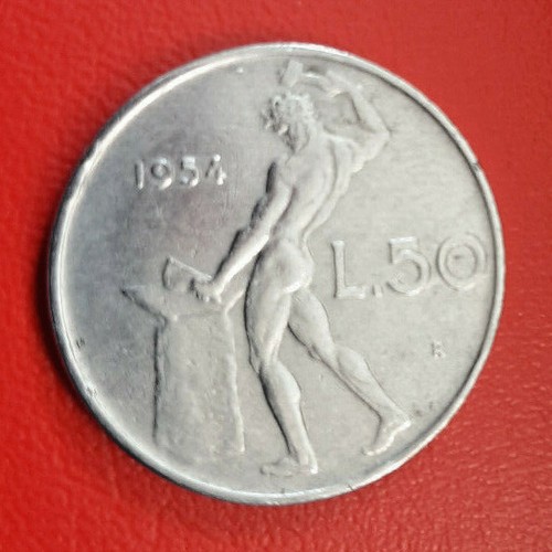 Rara moneta lire vulcano - rara,