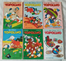 TOPOLINO 539 540 541 542 543 544 SEQUENZA 6 NUMERI LOTTO OTTIMO EDICOLA BOLLINI