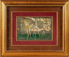 SALVADOR DALÌ (1904 - 1989) - Le Tentazioni OPERA QUADRO Bassorilievo in argento