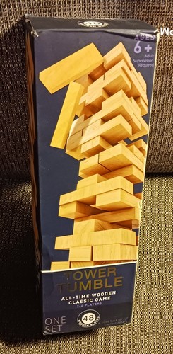 Torre tumble blocchi legno - tumble,