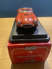 Burago Bburago Ford AC Cobra 427 Rosso 1:24 Metal 1965 Cod. 0513 