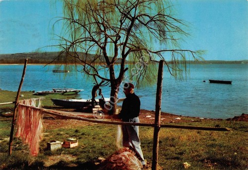Cartolina angera pescatori - cartolina,