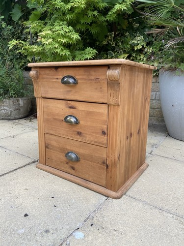 Comodino vintage pino - vintage,