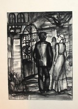 Ritratto dipinto ad acquerello