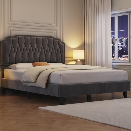 Letto matrimoniale velluto - letto,