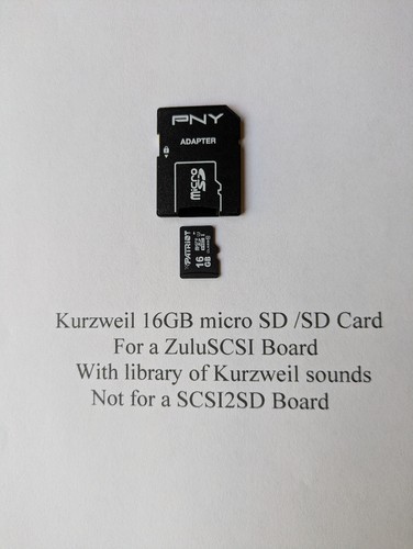 Kurzweil 16gb micro card - micro, sd