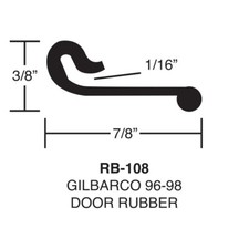 Kit gomma per bordi porta