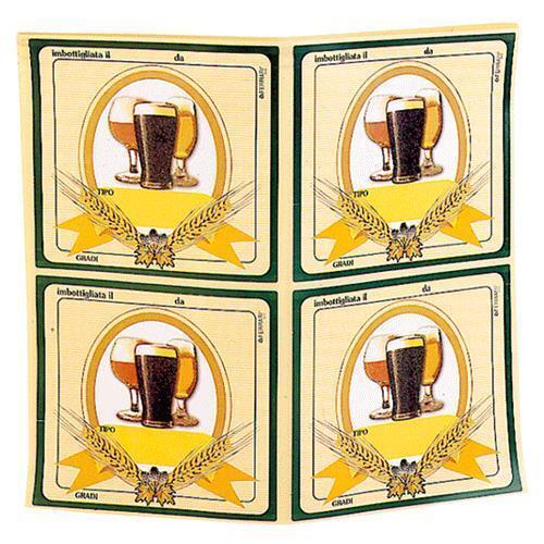 Etichette adesive per birra - adesive,
