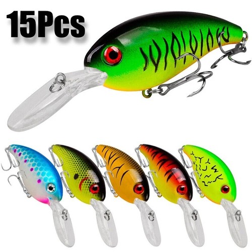 15pcs kinds fishing lures - 15pcs, of