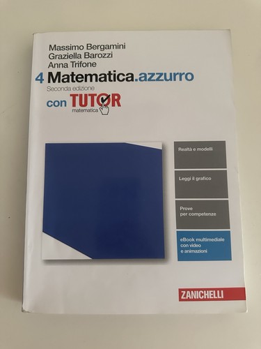 Libro matematica azzurro - matematica.azzurro, 4