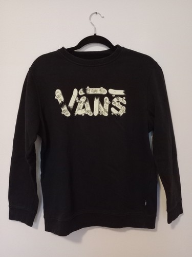 Felpa nera uomo vans