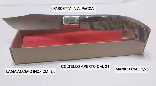 Coltello manico corno - coltello,