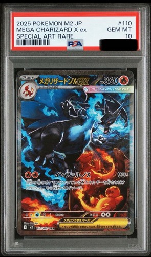 Psa10 mega charizard - mega,