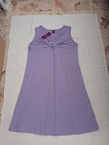 Vestito longuette estivo lilla
