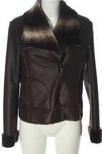 GIL BRET Giacca in eco pelliccia Donna Giacca Taglia IT 40 marrone-bianco sporco
