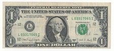 USA STATI UNITI 1 DOLLARO  BOLLINO  VERDE  1988