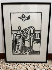 Bruno Chersicla - 2008 - "Città Della Mente" F/10 - Matita su Carta - 50x35 cm