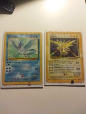 Articuno e Zapdos, carte
