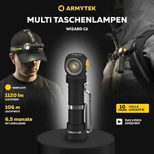 Lampada frontale LED Armytek Wizard C2 luce calda 1120 lm 106 m USB ricaricabile