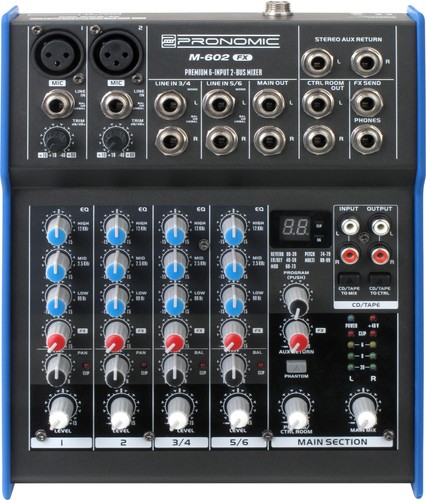 Mixer professionale canali - mixer, 6