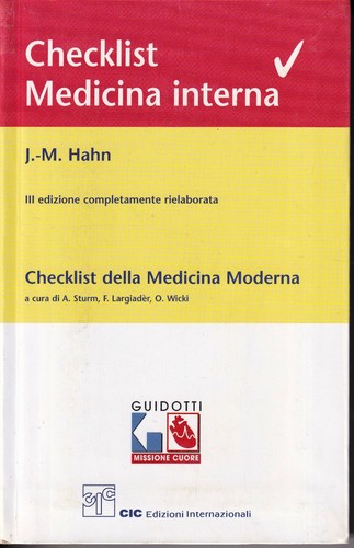 Hahn checklist medicina - j., -m.