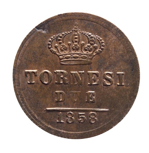 Napoli 2 tornesi 1858 - 2,