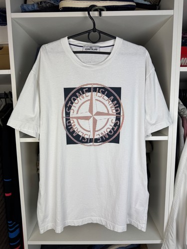Stone island big logo shirt - island,