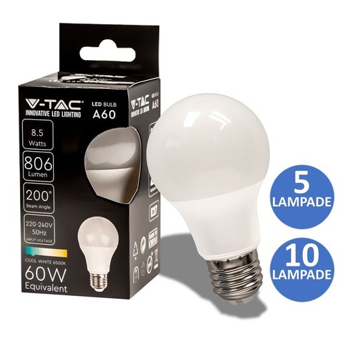 Lampadine led e27 8 - 10,