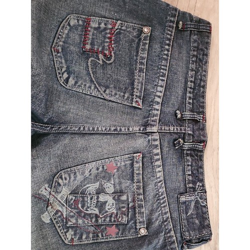 Jeans teschio y2k marc ecko - jeans,