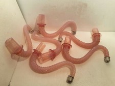 LAMPADARIO MURANO VENEZIA - LOTTO DI 6 BRACCI PORTALAMPADA/CANDELA - RICAMBI   