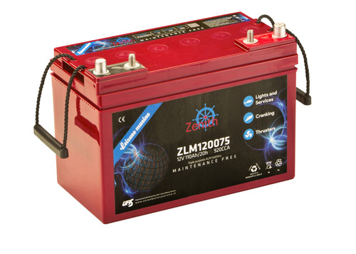 Zenit batteria 100a 12v - zenit,