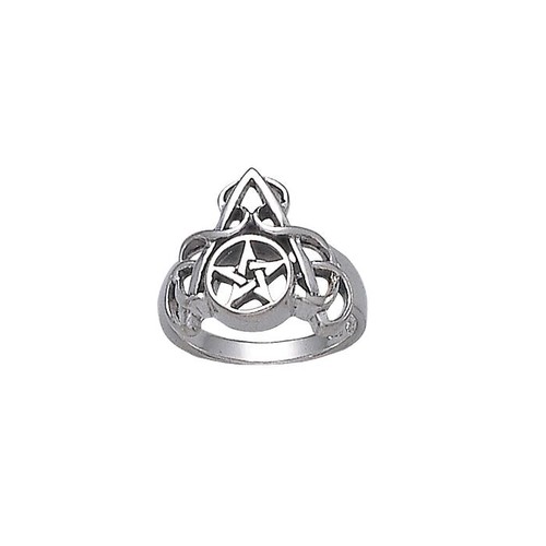Pagano wicca pentacolo anello - pagano,