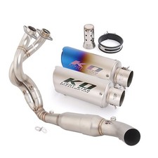 Ninja 650 per Kawasaki Z650 2023-2025 marmitta scarico nero punte testata tubo centrale