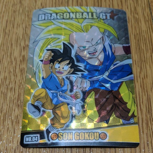 Carta olografica son goku - carta, gt/son