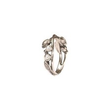 Moda Trollbeads Anello - Perle e Foglie  TAGRI-00232