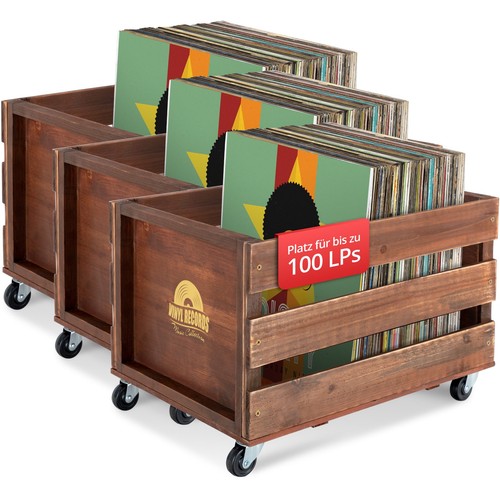 Cassetta dischi vinile - 3x,