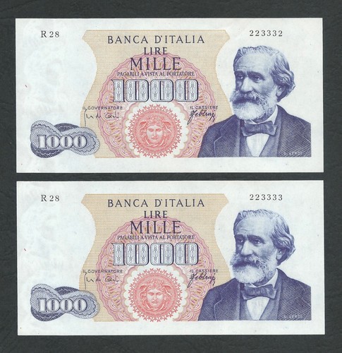 Italy lire 1000 una fds - fds, -/